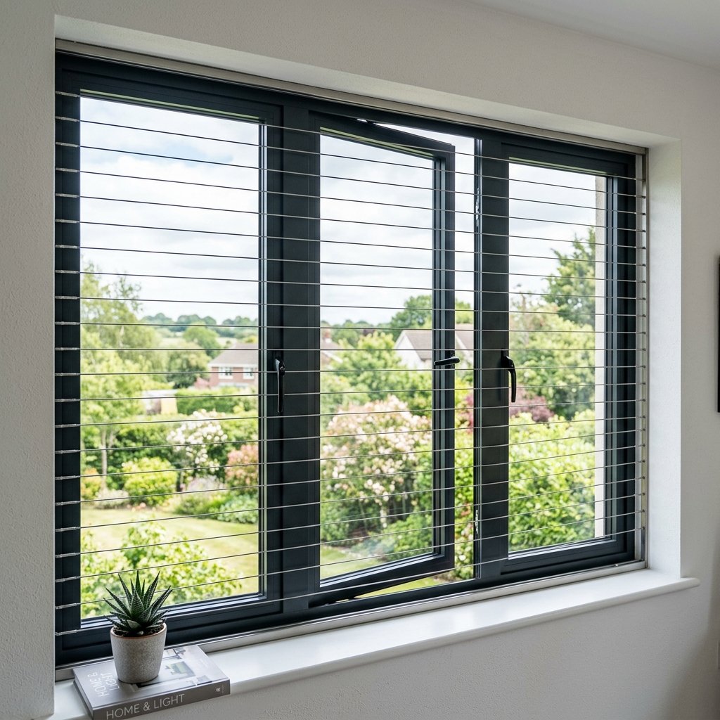Window invisible grills
